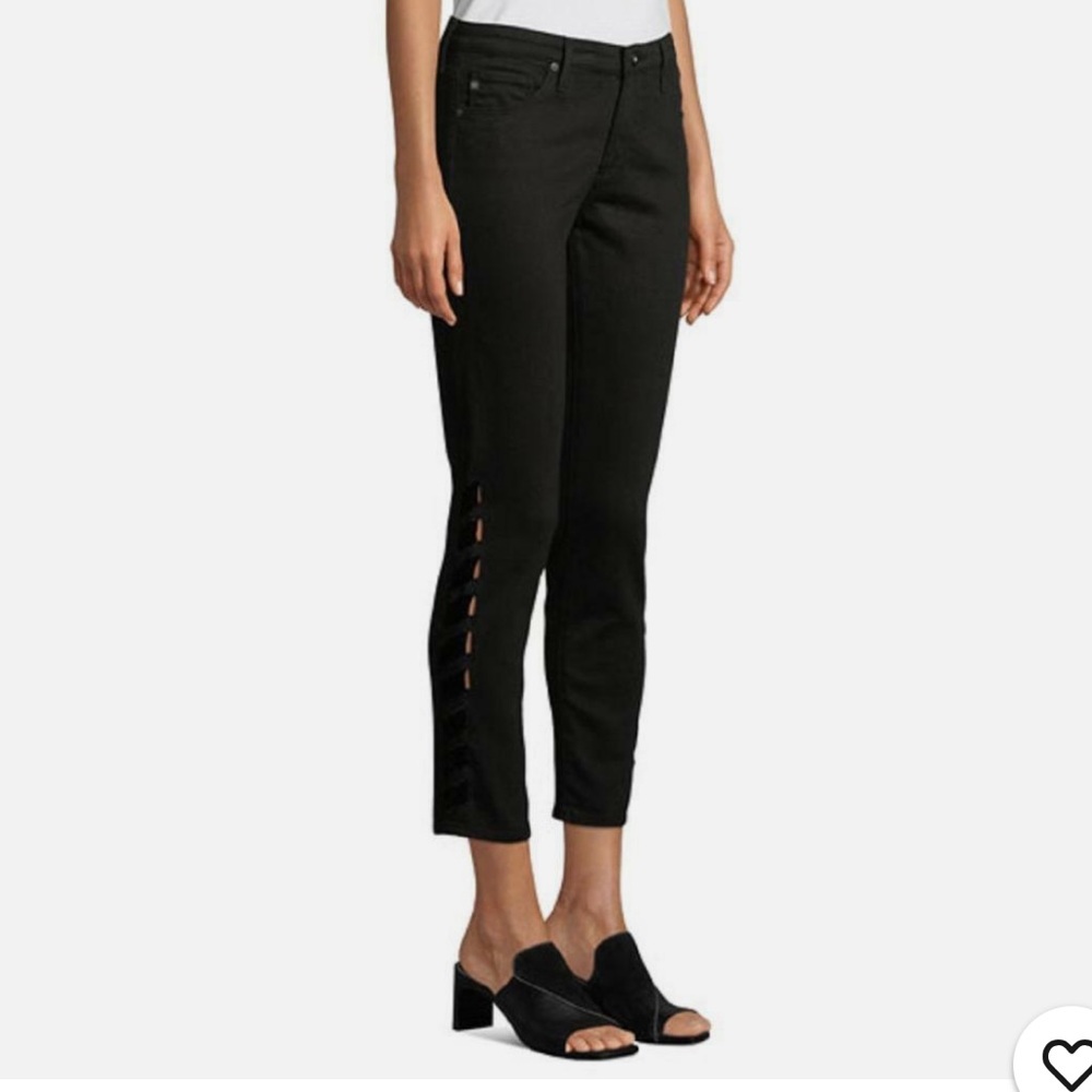 NWT AG The Prima Crop Intertwined Cigarette Jeans size 30